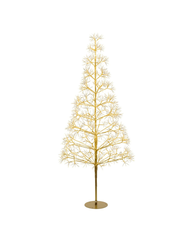 ARBOL DE NAVIDAD CON LUZ RICH CHAMPAGNE 180 CM