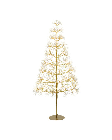 ARBOL DE NAVIDAD CON LUZ RICH CHAMPAGNE 120 CM