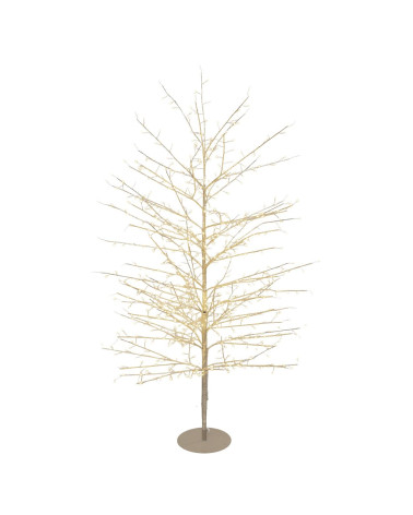 ARBOL DE NAVIDAD CON LUZ TILO CHAMPAGNE 170 CM