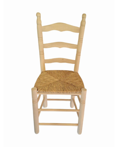 SILLA COLONIAL ENEA CRUDO 42X42X45/95 CM