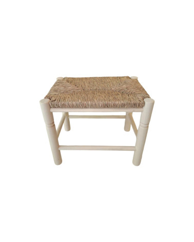 TABURETE DESCANSAPIES Nº1 ENEA CRUDO 31X21X24 CM