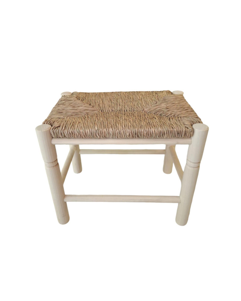 TABURETE DESCANSAPIES Nº2 ENEA CRUDO 39X27X32 CM