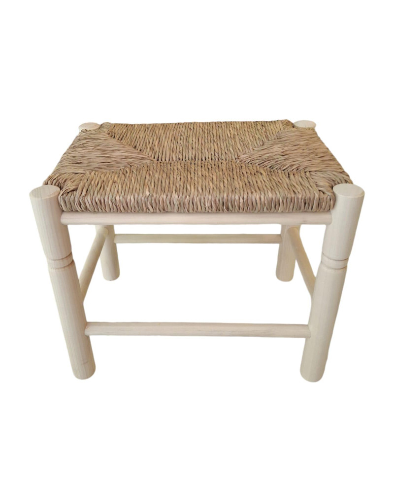 TABURETE DESCANSAPIES Nº3 ENEA CRUDO 47X35X37 CM