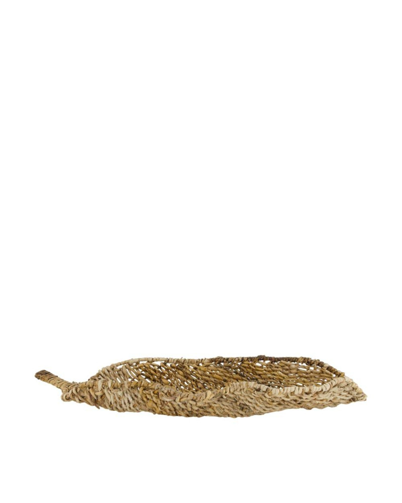 BANDEJA HOJA SEAGRASS 59X23X6 CM