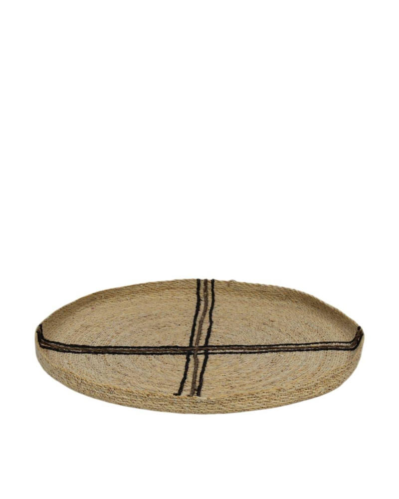 BANDEJA SEAGRASS REDONDA D58X4 CM