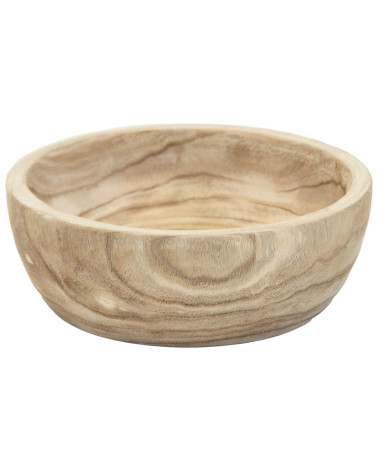 BOWL MADERA BLANCA D37X12.5 CM