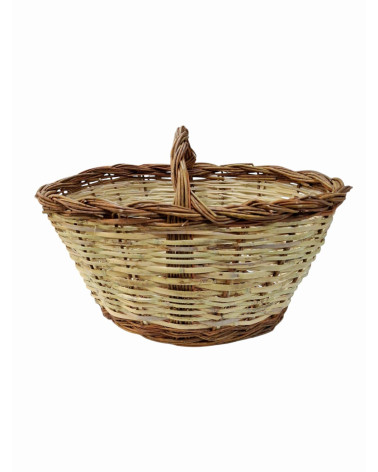 CESTA CAÑA MIMBRE 53X36X28/37 CM