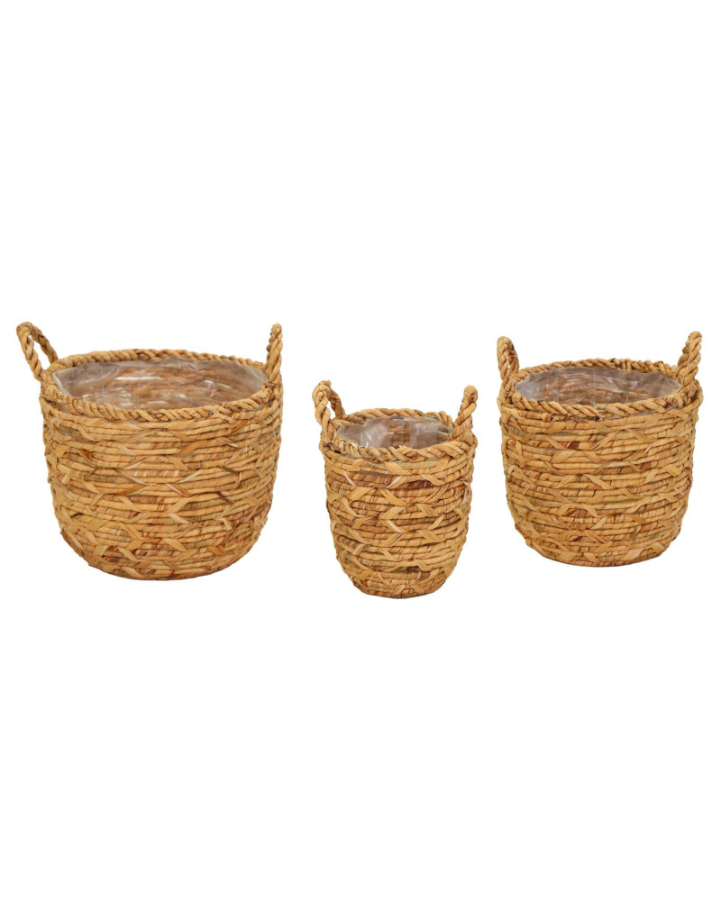 CESTA JACINTO REDONDA ASAS D32X24 CM