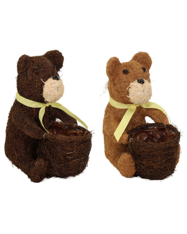 MACETERO OSO SURTIDOS 23X10X23 CM