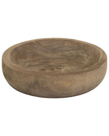 BOWL MADERA MARRÓN D31X11 CM