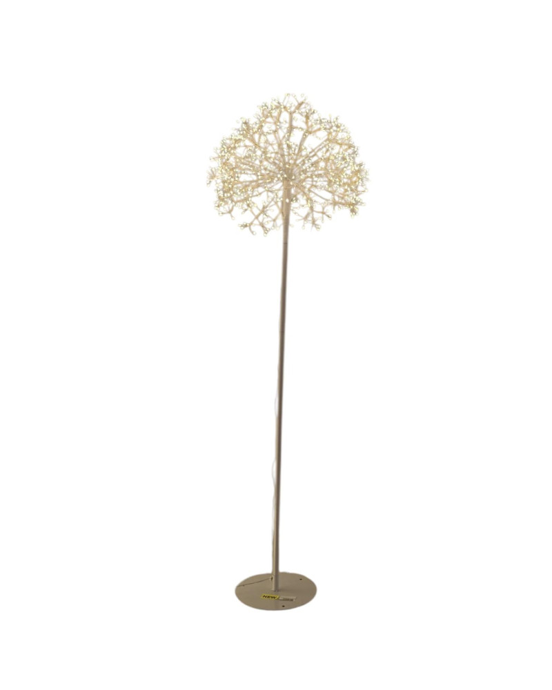 LÁMPARA DE PIE ESFERA LUZ BLANCA D50x150 CM