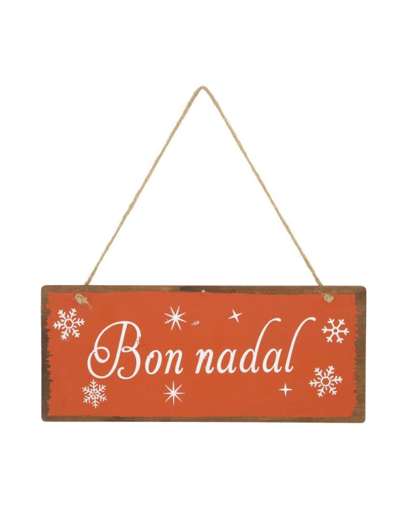 CARTEL MADER BON NADAL 28X0.8X12 CM C/2