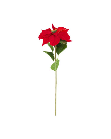 FLOR PONSETIA ARTIFICIAL D20X78 CM