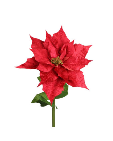FLOR PONSETIA ARTIFICIAL 55X55X135 CM