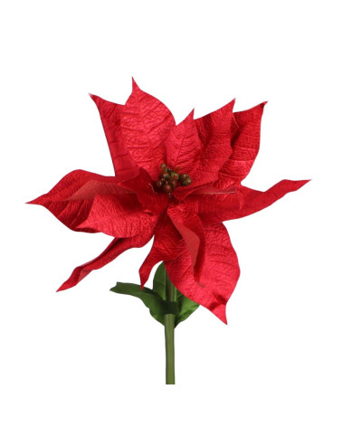 FLOR PONSETIA ARTIFICIAL 38X38X100 CM
