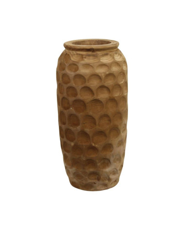 JARRON MADERA PAULOWNIA D28X58 CM