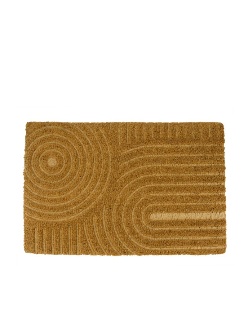 FELPUDO COCO CIRCULOS 59X38X1.5 CM