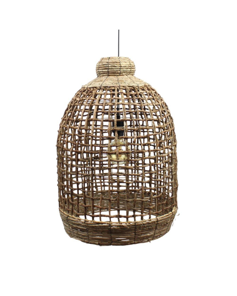 LAMPARA REDONDA NATURAL D46X65 CM