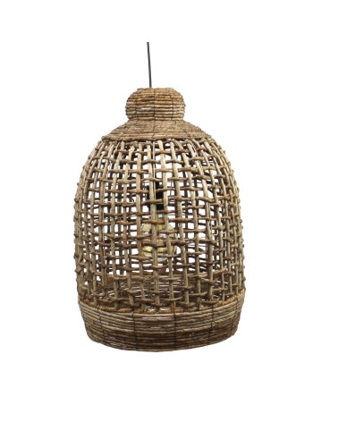 LAMPARA REDONDA NATURAL D38X54 CM