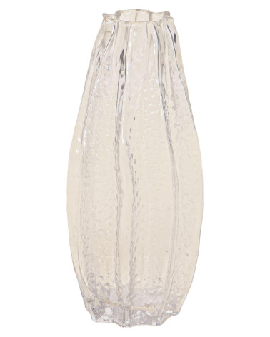 JARRÓN CRISTAL TRANSPARENTE D16X34.5 CM