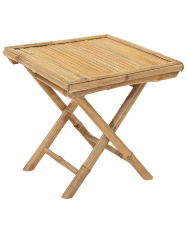 MESA AUXILIAR BAMBU 40X40X40 CM