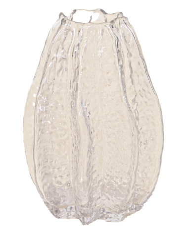 JARRÓN CRISTAL TRANSPARENTE D14X20.5 CM