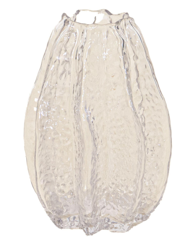 JARRÓN CRISTAL TRANSPARENTE D14X20.5 CM