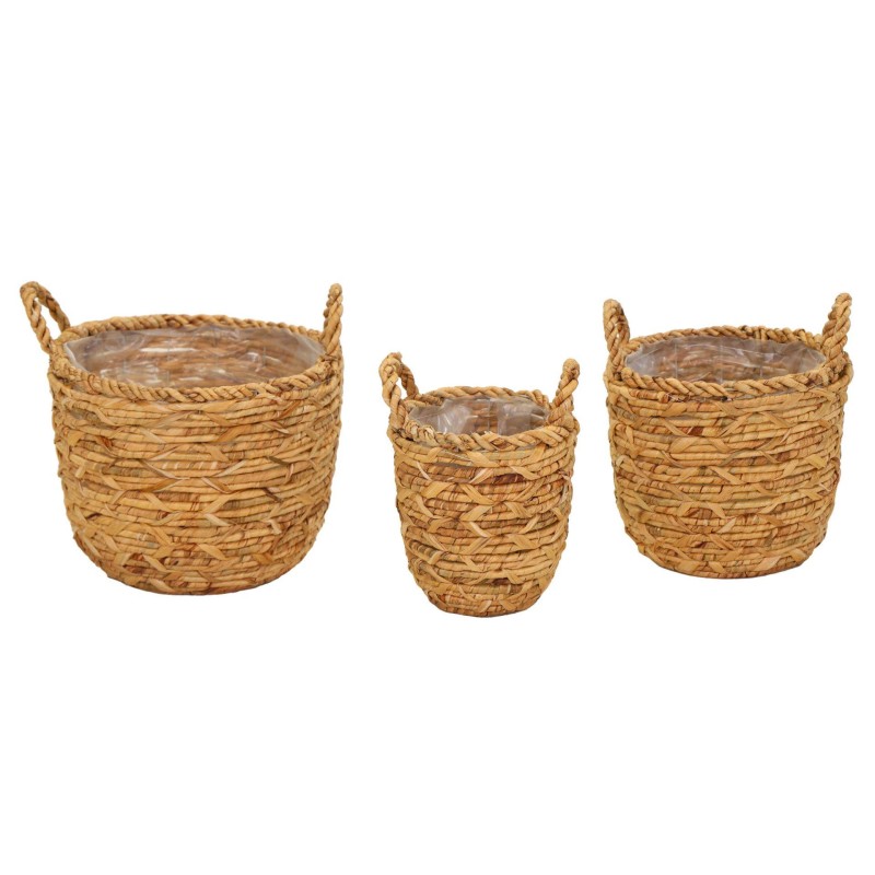 CESTA JACINTO REDONDA ASAS D25X22 CM