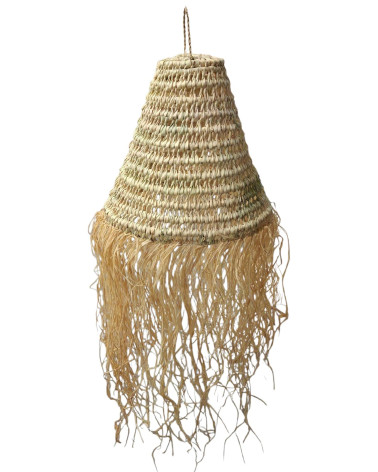 LAMPARA PALMITO FELCOS RAFIA D40X40 CM