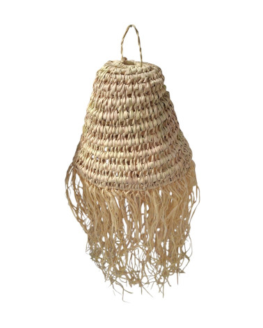 LAMPARA PALMITO FELCOS RAFIA D30X30 CM