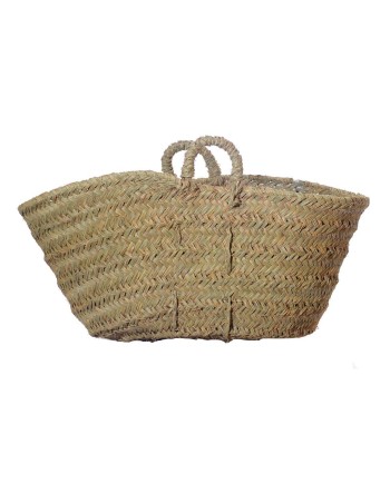 LEÑERO ESPARTO OVAL GRANDE 65,5X29 CM