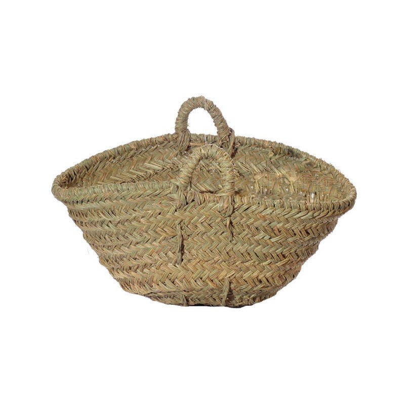 LEÑERO ESPARTO REDONDO MEDIANO D50X26 CM