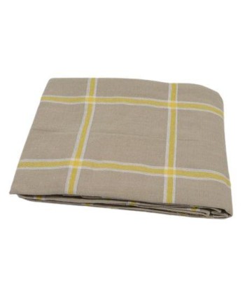 MANTEL ALGODON AMARILLO 140X250 CM