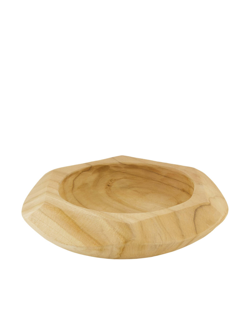 BOWL MADERA TEKA 27X27X6 CM