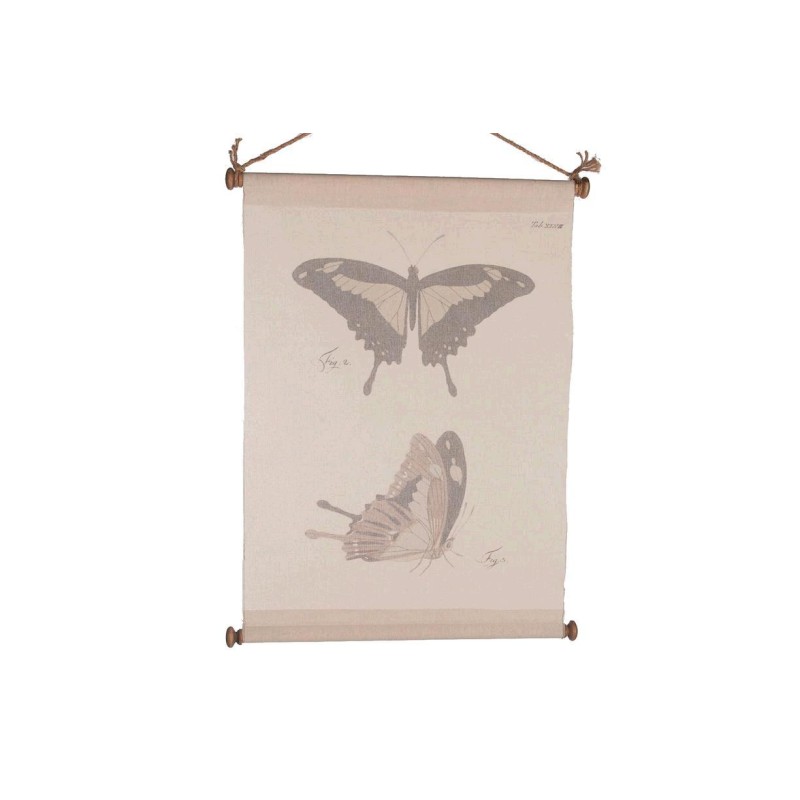 CUADRO COLGADO MARIPOSAS 62X68CM