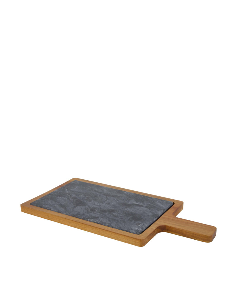 TABLA MADERA ACACIA TRATADA MÁRMOL 39X20X2 CM