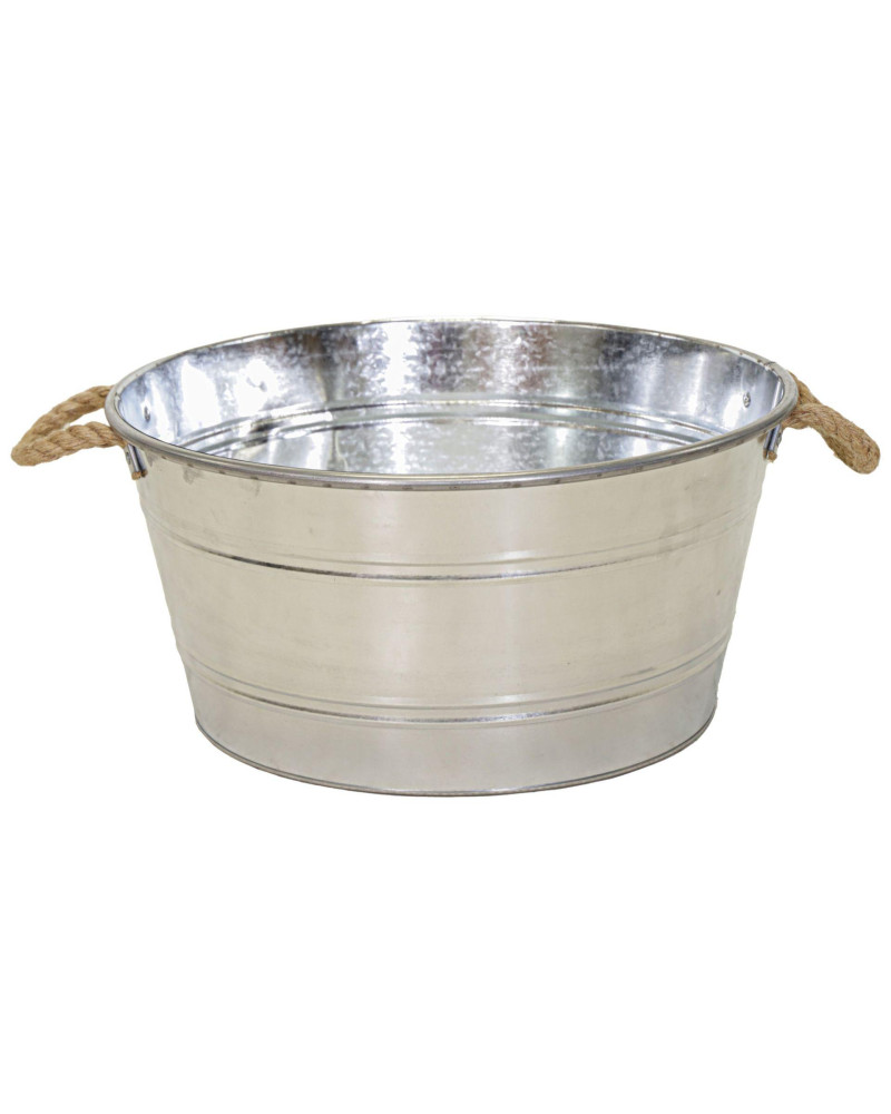 CUBO ZINC ASAS CUERDA D30X13.5 CM