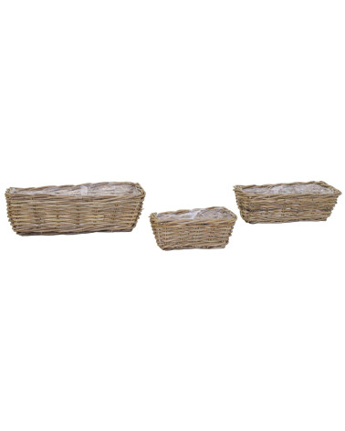 JARDINERA RATTAN 30X14X12 CM