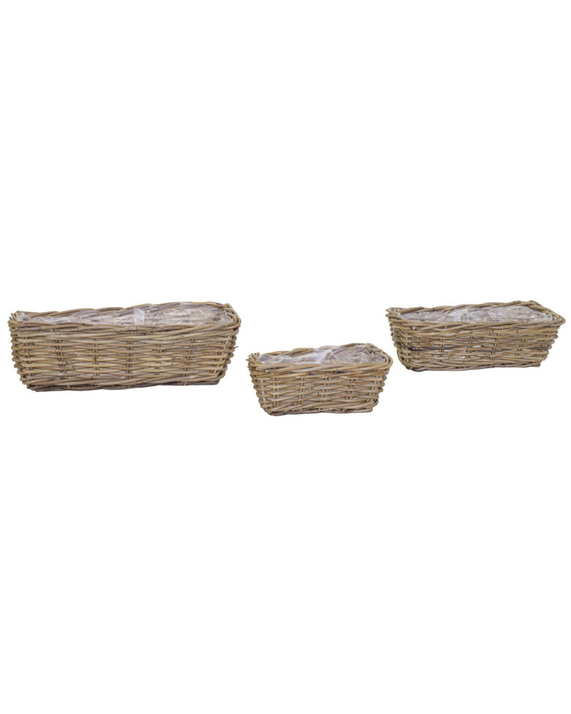JARDINERA RATTAN 50X20X15 CM