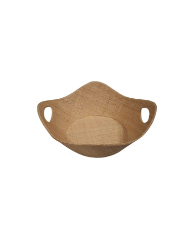 BANDEJA RAFIA REDONDA D23X9 CM