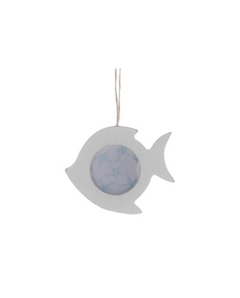 PEZ MADERA BLANCO PORTAFOTO 11x8.5x0.9 CM