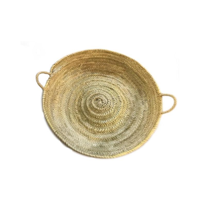 BANDEJA PALMA REDONDA ASAS PITA D55 CM APROX.