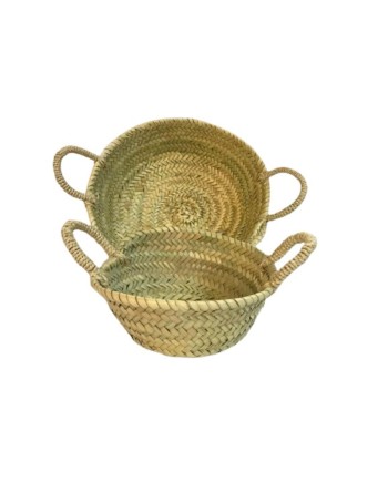 BANDEJA PALMA REDONDA ASAS PITA D20X7 CM APROX.