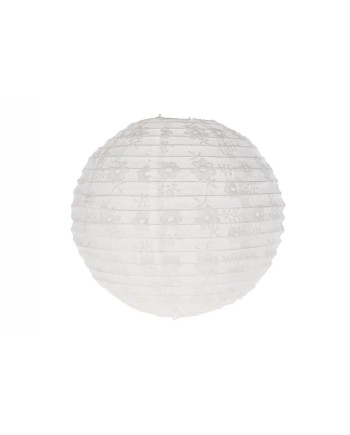 GLOBO PAPEL CON FLORES D30 CM