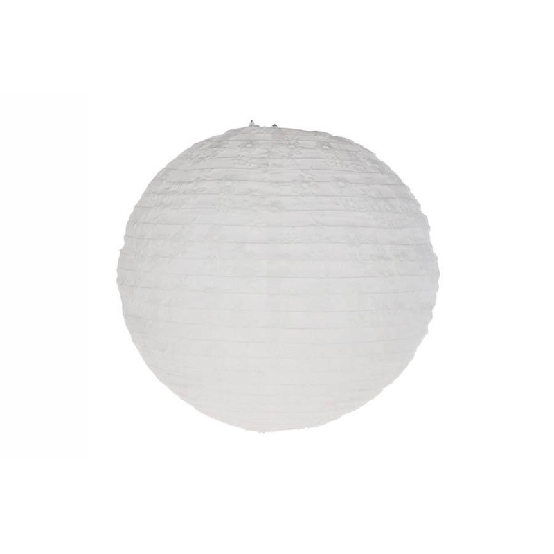 GLOBO PAPEL CON FLORES D40 CM