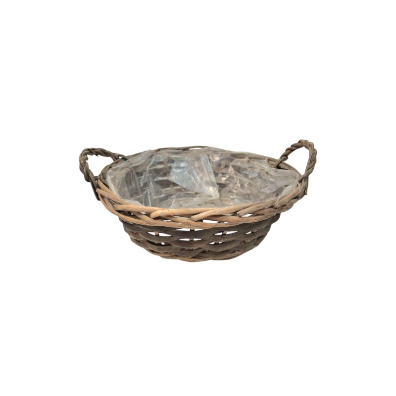 CESTA MIMBRE REDONDA D24X9 CM