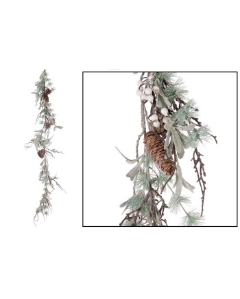 GUIRNALDA ACEBO / PINO ARTIFICIAL 120 CM