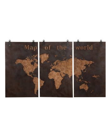 CUADRO MAPAMUNDI 210x4x121cm