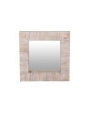 ESPEJO DE MADERA  58x58x5cm
