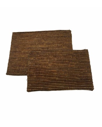 CARTERA RAFIA MARRÓN 27X33 CM